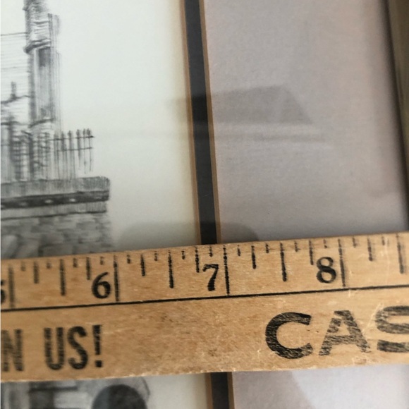 Vtg UK Brian Lewis Pencil Art Framed - Picture 13 of 13